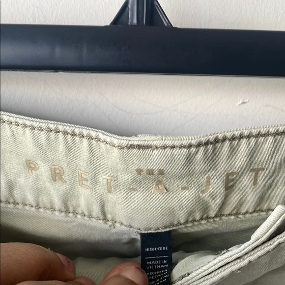 White House Black Market Tan Cargo Jumpsuit Relaxed Fit - Picture 4 of 10